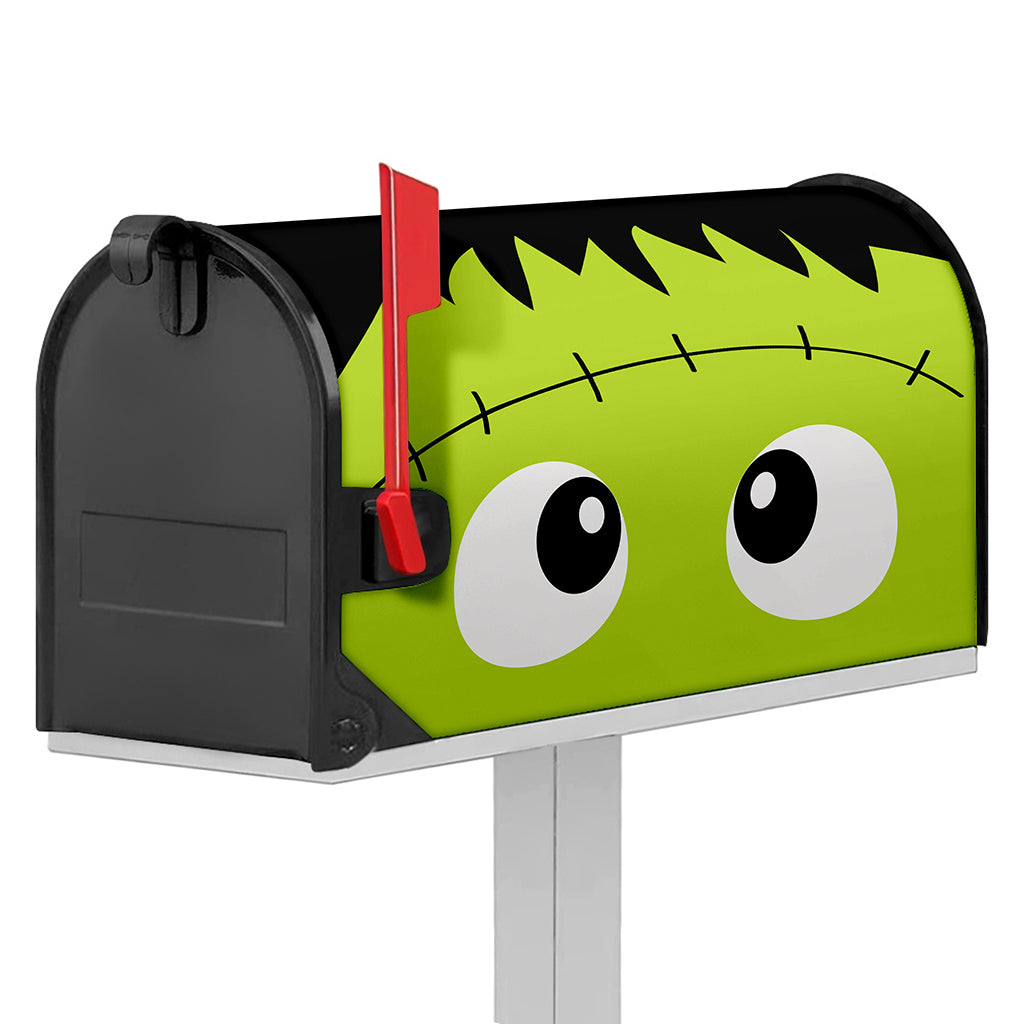 Cute Frankenstein Face Print Mailbox Cover