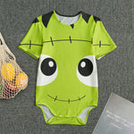 Cute Frankenstein Face Print Men's Bodysuit