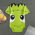 Cute Frankenstein Face Print Men's Bodysuit