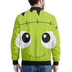 Cute Frankenstein Face Print Men's Bomber Jacket