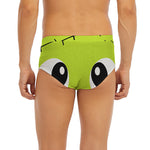 Cute Frankenstein Face Print Men's Briefs
