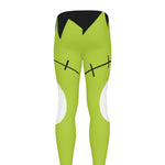 Cute Frankenstein Face Print Men's leggings