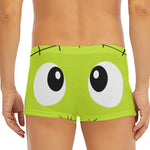 Cute Frankenstein Face Print Men's Short Boxer Briefs