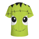 Cute Frankenstein Face Print Men's Sports T-Shirt