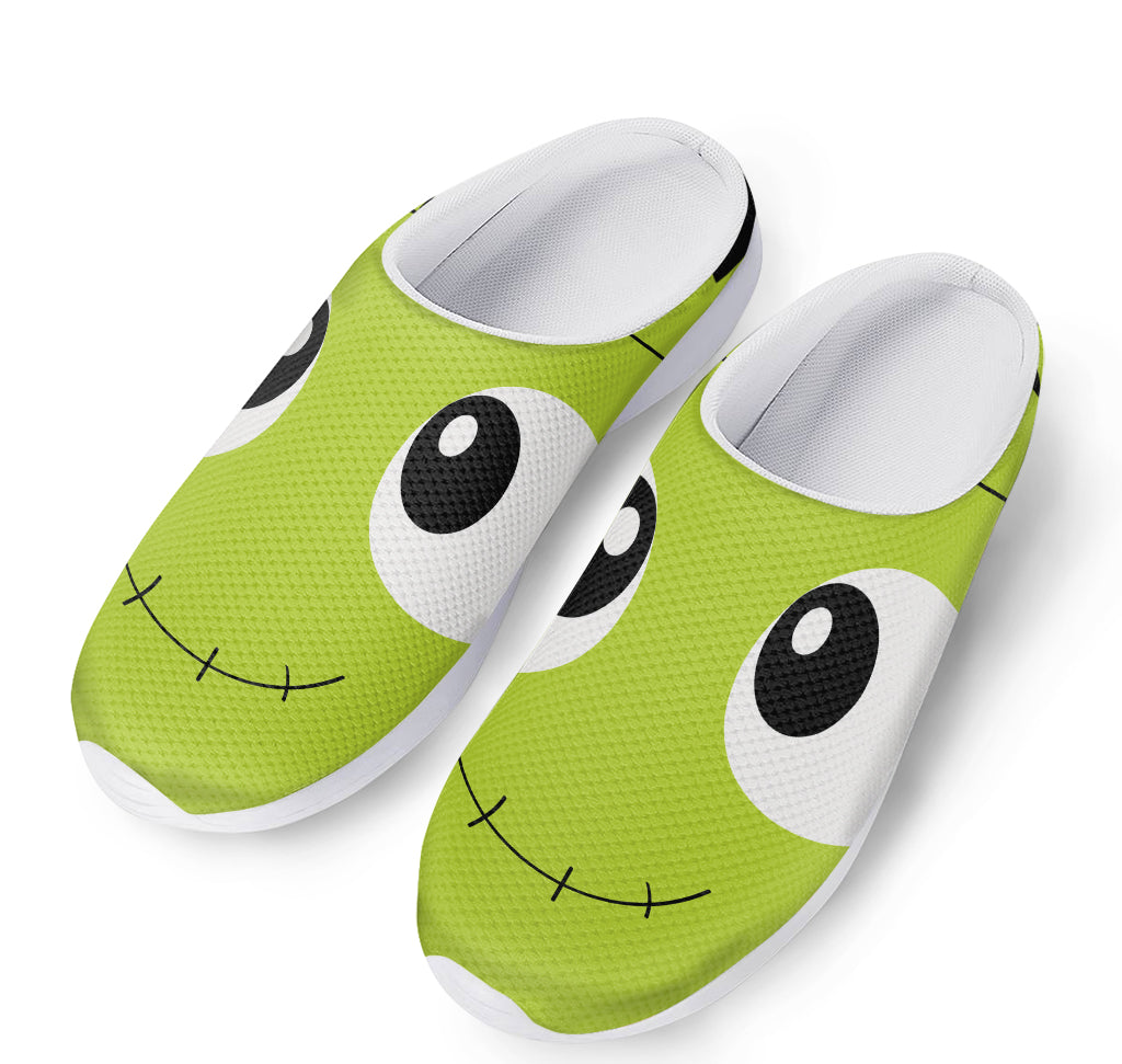 Cute Frankenstein Face Print Mesh Casual Shoes