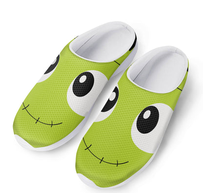 Cute Frankenstein Face Print Mesh Casual Shoes