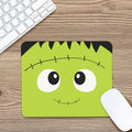 Cute Frankenstein Face Print Mouse Pad