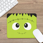 Cute Frankenstein Face Print Mouse Pad