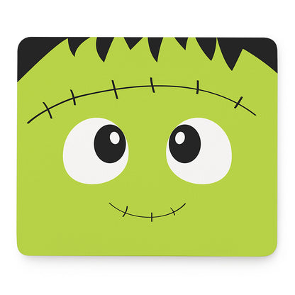 Cute Frankenstein Face Print Mouse Pad
