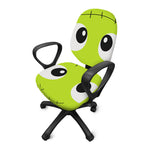 Cute Frankenstein Face Print Office Chair Cover