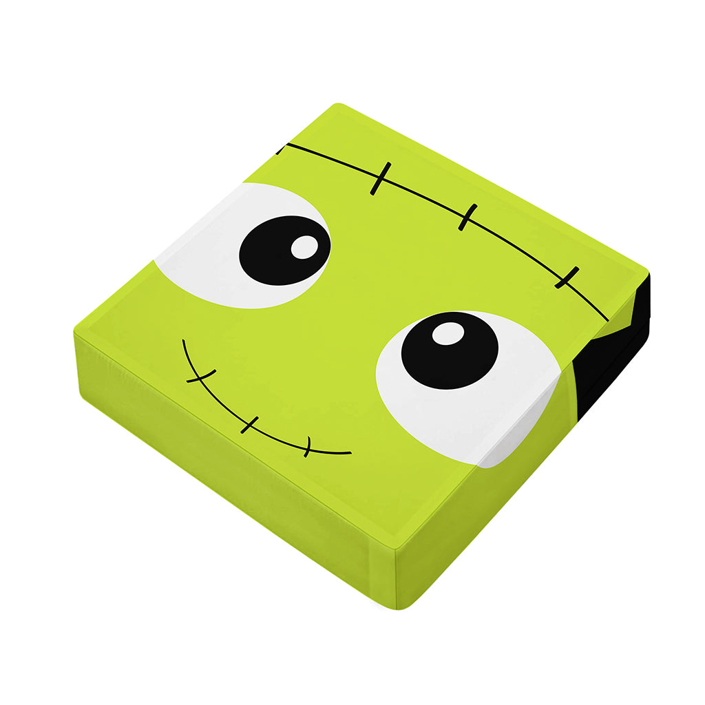Cute Frankenstein Face Print Outdoor Seat Cushion Cover