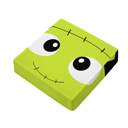 Cute Frankenstein Face Print Outdoor Seat Cushion Cover
