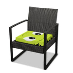 Cute Frankenstein Face Print Outdoor Seat Cushion Cover