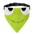 Cute Frankenstein Face Print Over The Collar Dog Bandana