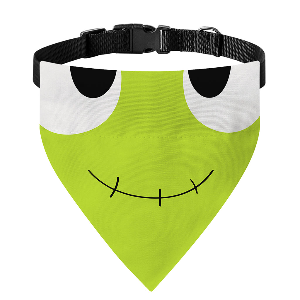 Cute Frankenstein Face Print Over The Collar Dog Bandana