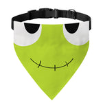 Cute Frankenstein Face Print Over The Collar Dog Bandana