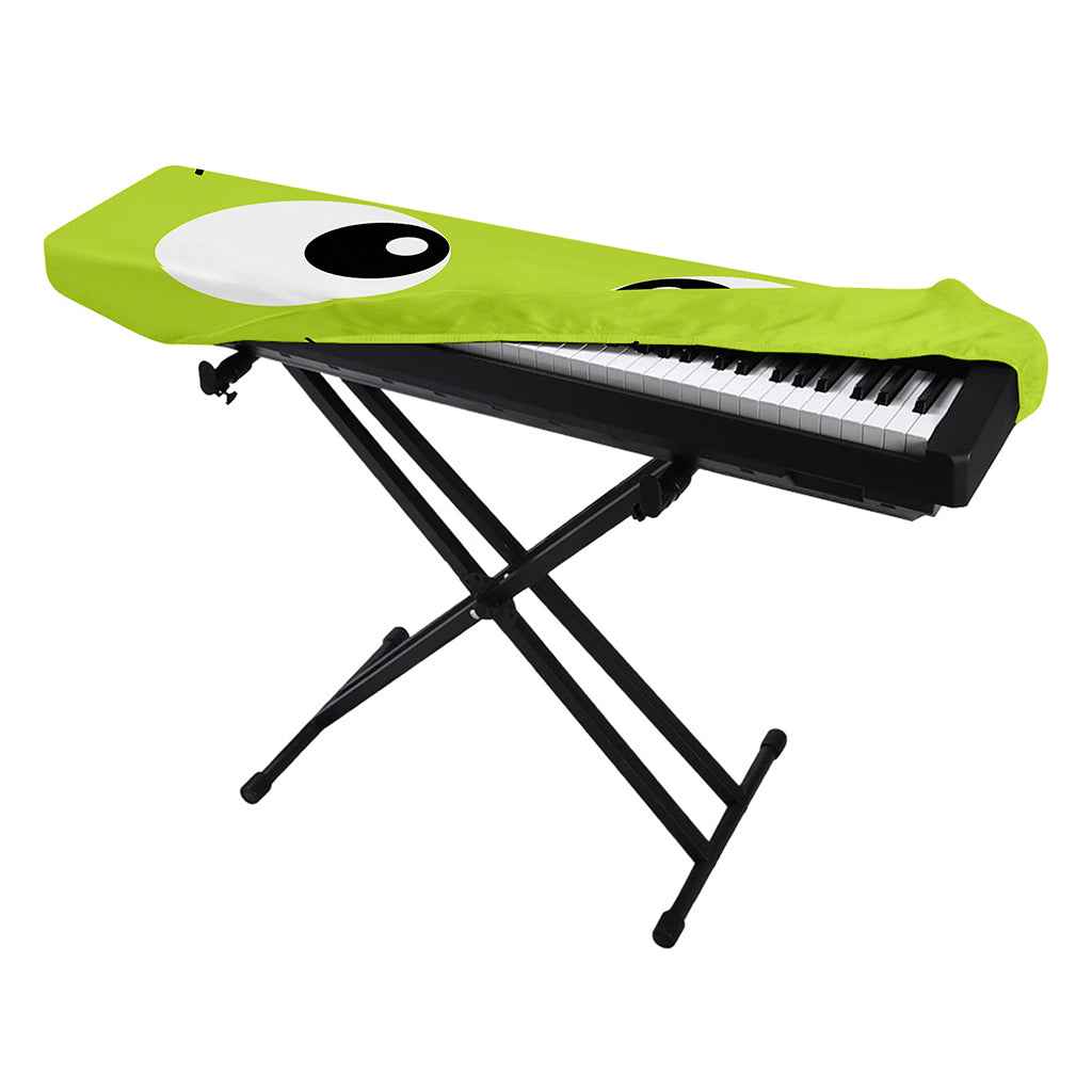 Cute Frankenstein Face Print Piano Keyboard Cover