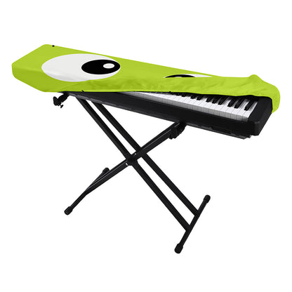 Cute Frankenstein Face Print Piano Keyboard Cover