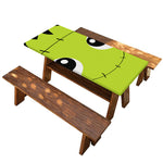Cute Frankenstein Face Print Picnic Table Cover