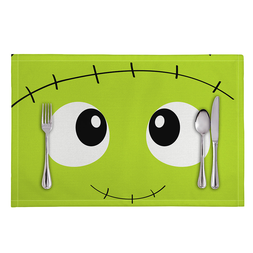 Cute Frankenstein Face Print Placemat