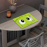Cute Frankenstein Face Print Placemat