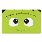 Cute Frankenstein Face Print Polyester Doormat