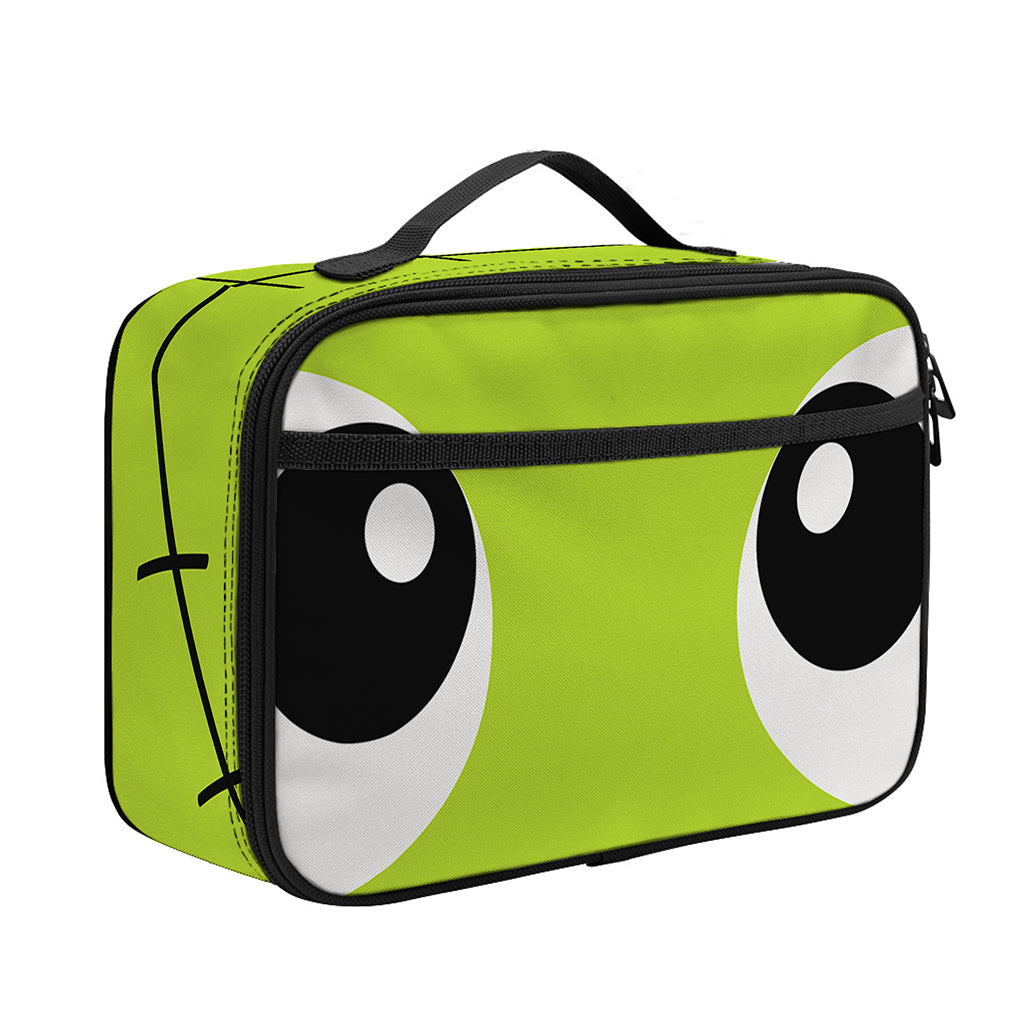 Cute Frankenstein Face Print Portable Lunch Bag