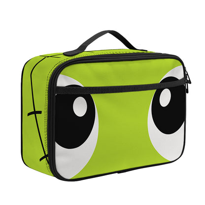 Cute Frankenstein Face Print Portable Lunch Bag