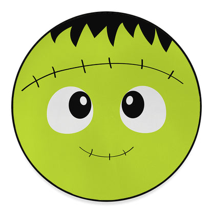 Cute Frankenstein Face Print Round Floor Mat