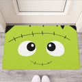 Cute Frankenstein Face Print Rubber Doormat