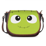 Cute Frankenstein Face Print Saddle Bag