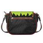 Cute Frankenstein Face Print Saddle Bag