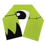 Cute Frankenstein Face Print Scarf