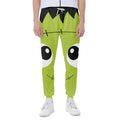 Cute Frankenstein Face Print Joggers