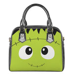 Cute Frankenstein Face Print Shoulder Handbag