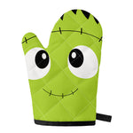 Cute Frankenstein Face Print Single Oven Mitt