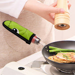 Cute Frankenstein Face Print Skillet Handle Cover