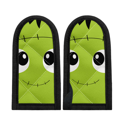 Cute Frankenstein Face Print Skillet Handle Cover