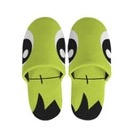 Cute Frankenstein Face Print Slippers