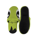 Cute Frankenstein Face Print Slippers