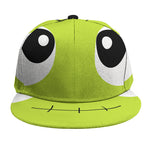 Cute Frankenstein Face Print Snapback Cap