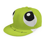 Cute Frankenstein Face Print Snapback Cap
