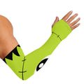 Cute Frankenstein Face Print Sun Protection Arm Sleeves