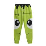 Cute Frankenstein Face Print Sweatpants