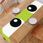 Cute Frankenstein Face Print Table Runner
