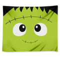 Cute Frankenstein Face Print Tapestry