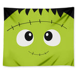 Cute Frankenstein Face Print Tapestry