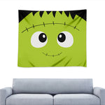 Cute Frankenstein Face Print Tapestry
