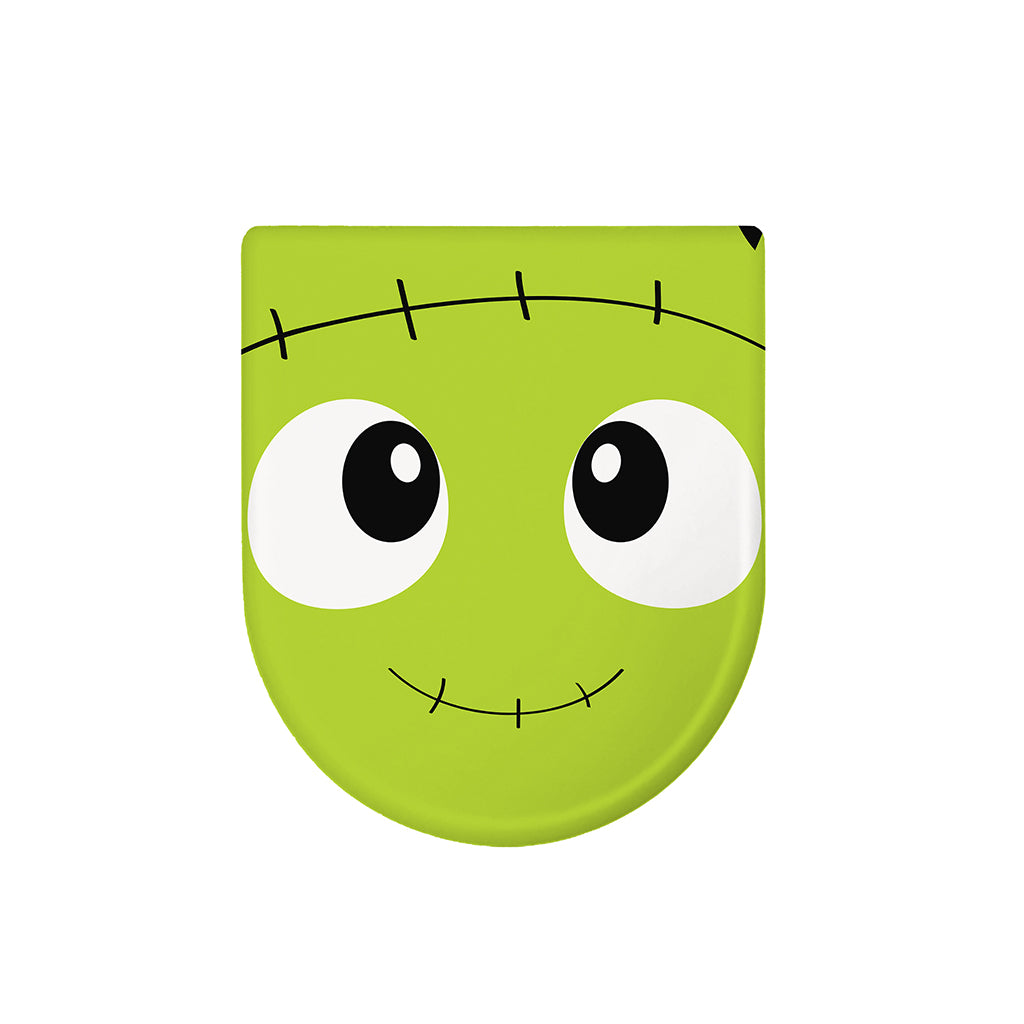Cute Frankenstein Face Print Toilet Lid Cover