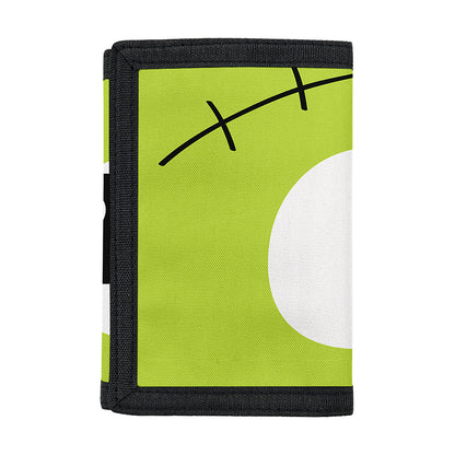 Cute Frankenstein Face Print Trifold Wallet